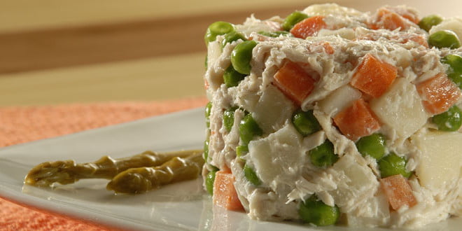 La ensalada de gallina no es de gallina