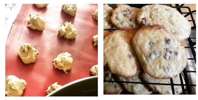 Galletas con chispas de chocolate #recetasEn4