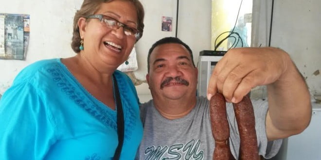 Chorizos y morcillas carupaneras de quinta generación