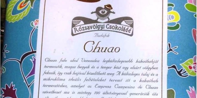 Chocolate Gran Cru ganador es húngaro con corazón aragüeño /  por Cira Apitz