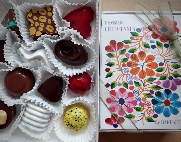 Chocolates Bakeart se distingue por combinaciones de color y sabor