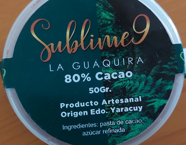 Chocolate Sublime 9 origen Yaracuy produjo un espacio de silencio