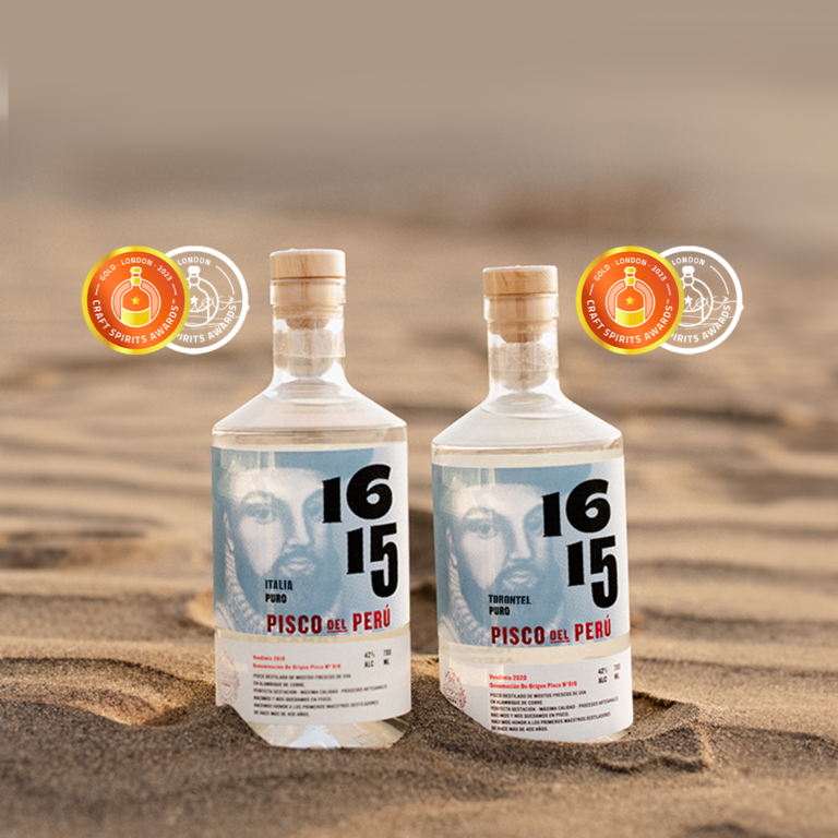 Pisco 1615 ganó tres preseas doradas en Craft Spirits Awards Europa 2023