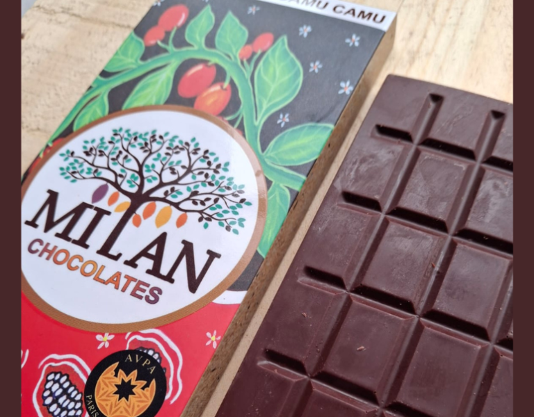 Milan Chocolate elabora tableta con camu-camu perfecta para armonizar con vino tinto