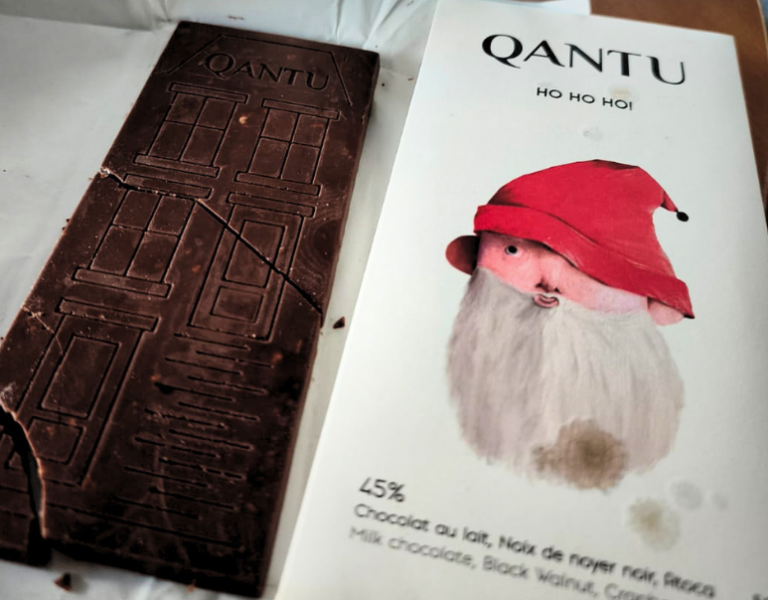 Tableta HO, HO, HO! de Qantu Chocolate sabe a Navidad